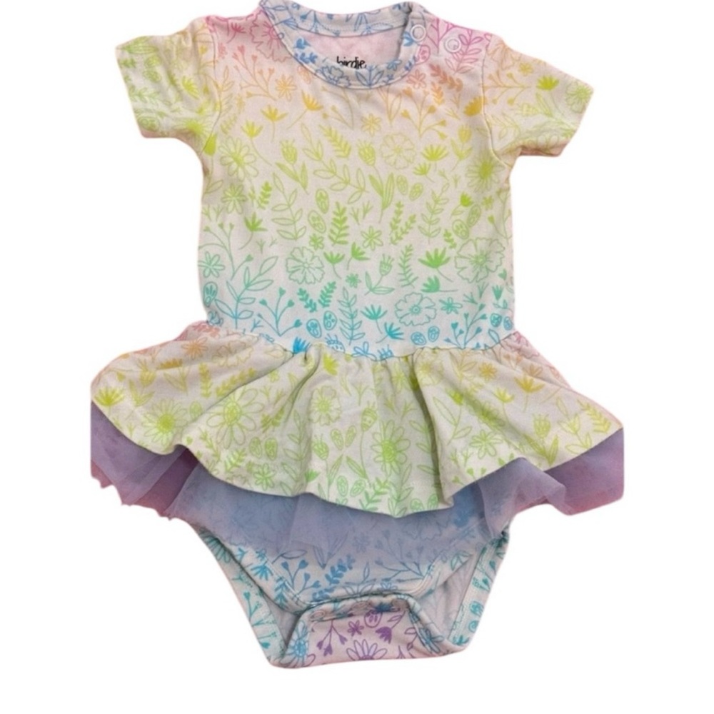 Colorful Floral Kids Dress